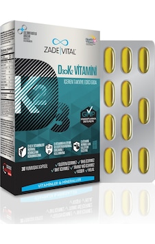 Zade Vital D3 K2 Vit Blister 30 Kapsül