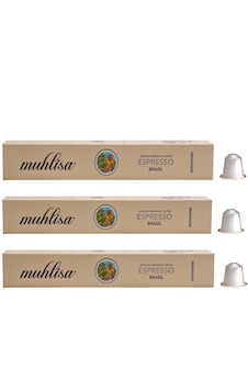 Muhlisa %100 Arabica Espresso Brazıl Kapsül Kahve 3'lü Muhlisa %100 Arabica Espresso Brazıl Kapsül Kahve 3'lü