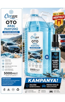 Oto Araç Kokusu Okyonus 5 Litre 150 Ml Oto Koku Hediyeli 001 Oto Araç Kokusu Okyonus 5 Litre 150 Ml Oto Koku Hediyeli 001