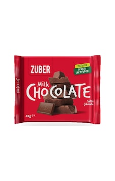 Züber Milk Chocolate Sütlü Çikolata 42 G 2'li Paket