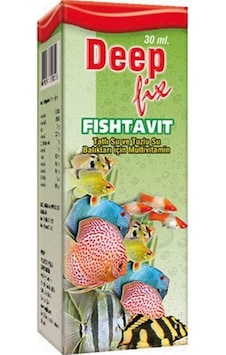 Deep Fix Fishtavit Akvaryum Balıkları için Vitamin Solüsyonu 30 M