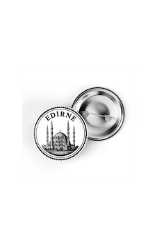 5 Adet İğneli Çanta Rozeti - Selimiye Camii - Edirne - 44 MM Çok Renkli 5 Adet İğneli Çanta Rozeti - Selimiye Camii - Edirne - 44 MM Çok Renkli