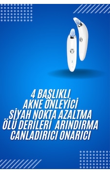 4 - 424 - Başlıklı Pilli Vakumlu Siyah Nokta Temizleyici Akne Ve - Csmo-tex - Sivilce Önleyici 4 - 424 - Başlıklı Pilli Vakumlu Siyah Nokta Temizleyici Akne Ve - Csmo-tex - Sivilce Önleyici
