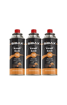 Sibax Kamp Gazı 400 Ml X 3 Adet Sibax Kamp Gazı 400 Ml X 3 Adet