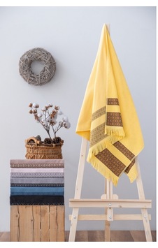Cotton Box Twins Bukle Havlu 75x150 Sarı Sarı Cotton Box Twins Bukle Havlu 75x150 Sarı Sarı