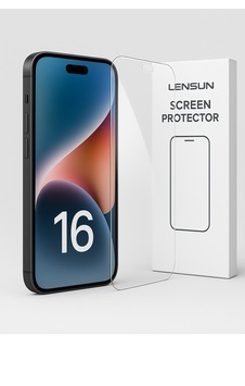 Lensun Nanı Apple Uyumlu iPhone 16 Ekaran Koruyucu