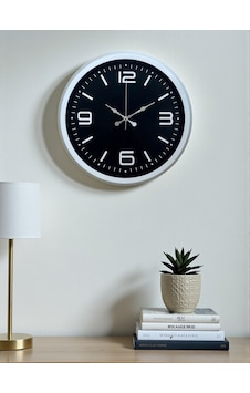 Prime White 40 Cm Metal Modern Duvar Saati Prime White 40 Cm Metal Modern Duvar Saati