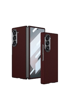 Galaxy Z Fold 6 Kılıf Kamera Korumalı Karbon Fiber Tasarımlı Arka Yüzey Subutu Kıpta Karbon Kılıf Kırmızı Galaxy Z Fold 6 Kılıf Kamera Korumalı Karbon Fiber Tasarımlı Arka Yüzey Subutu Kıpta Karbon Kılıf Kırmızı
