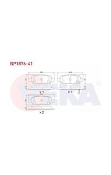 Fren Balata Arka Suzuki G. Vitara Iı Jt 1.6 05- /g. Vitara Iı Jt 1.9 Ddıs 05- Fren Balata Arka Suzuki G. Vitara Iı Jt 1.6 05- /g. Vitara Iı Jt 1.9 Ddıs 05-