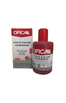 Ofica Tahta Kalemi Mürekkebi 100 Ml. Kırmızı Fmm-06K