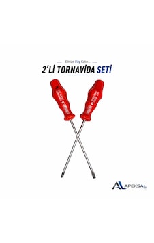 2 Li Tornavida Seti Cr-v 4x125 Mm Düz Yıldız Profesyonel El Aleti 2 Li Tornavida Seti Cr-v 4x125 Mm Düz Yıldız Profesyonel El Aleti