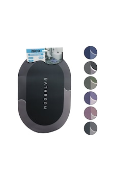 Oval - Mat Renkler 38x58cm Su Emici - Sihirli Banyo Paspası Elastik 4741 Ahşap Oval - Mat Renkler 38x58cm Su Emici - Sihirli Banyo Paspası Elastik 4741 Ahşap