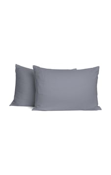 Soley Mix & Match Plain %100 Pamuklu 2 Li Yastık Kılıfı Seti Gri Soley Mix & Match Plain %100 Pamuklu 2 Li Yastık Kılıfı Seti Gri