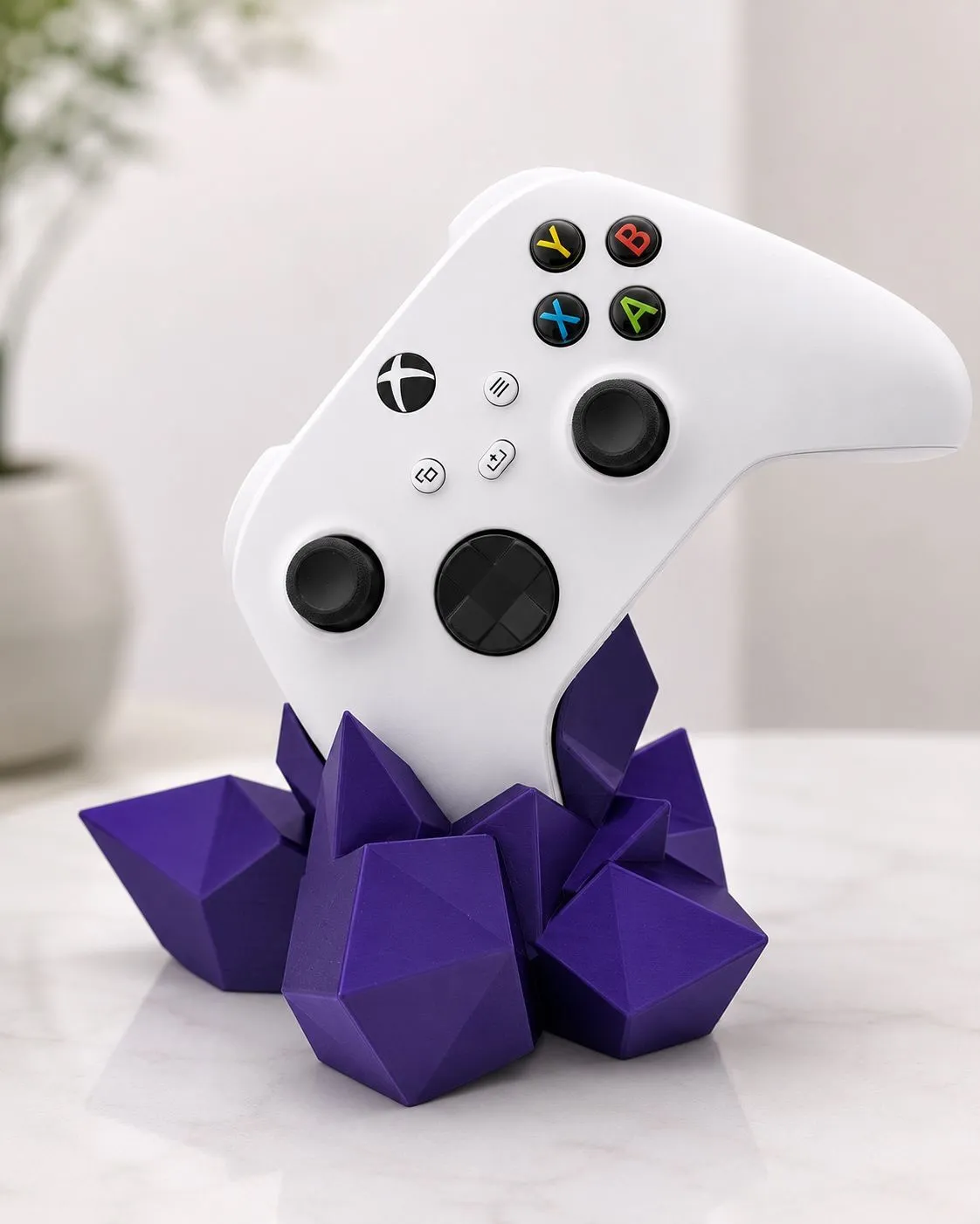 Xbox Uyumlu Kristal Tasarımlı Gamepad Standı - Xbox Kol Standı - Mor Xbox Uyumlu Kristal Tasarımlı Gamepad Standı - Xbox Kol Standı - Mor