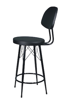 Has Bar Sandalyesi - 65 Cm Siyah 90 İle 100 Cm Arası Olan Ada & Masalara Uygundur