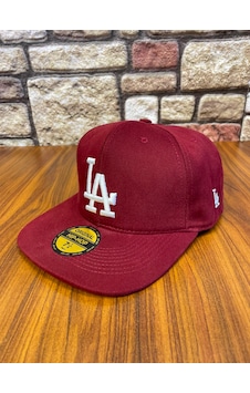 La Los Angeles Nakış Hip Hop Snapback Rapper Basket Cap Şapka Bordo La Los Angeles Nakış Hip Hop Snapback Rapper Basket Cap Şapka Bordo