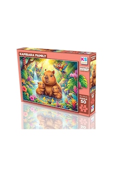 31758 Kapibara Family 50 Parça Puzzle 31758 Kapibara Family 50 Parça Puzzle