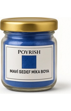 Mavi Sedef Mika Boya 50 Gr. Çok Renkli