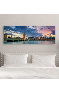 Bk Gift Yatak Odası Konseptli Panorama Kanvas Tablo 100X35Cm-1