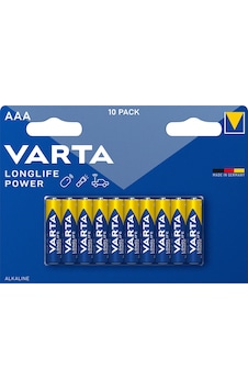 Varta Longlife Power Aaa İnce Kalem Pil 10'lu Paket Alkalin Varta Longlife Power Aaa İnce Kalem Pil 10'lu Paket Alkalin