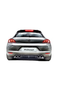 Volkswagen Scirocco (2009-2014) Makyajsız Ps Arka Tampon Eki - Di