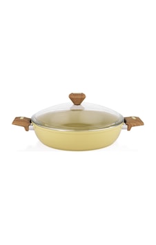 Schafer Fiesta Seramik Basık Tencere 30 Cm-yeşil Schafer Fiesta Seramik Basık Tencere 30 Cm-yeşil