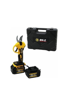 Cordless Shear Yellow Bn-5 Hs-155 Şarjlı Bağ Makası 2 Batarya - 24v 5.0ah 5570