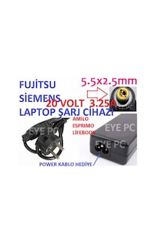 Fujitsu  Siemens Uyumlu   Laptop Notebook Adaptörü Şarj Aleti Kaliteli