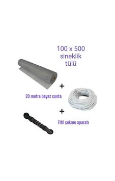 Fiberclass 100x500 Tül Sıkıştırma Aparatı Ve 20 Mt Beyaz Fitili Fiberclass 100x500 Tül Sıkıştırma Aparatı Ve 20 Mt Beyaz Fitili