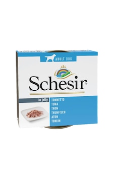 Schesir Jelly Ton Balığı Fileto Jöle İçinde Yetişkin Köpek Konservesi 150 Gr Schesir Jelly Ton Balığı Fileto Jöle İçinde Yetişkin Köpek Konservesi 150 Gr