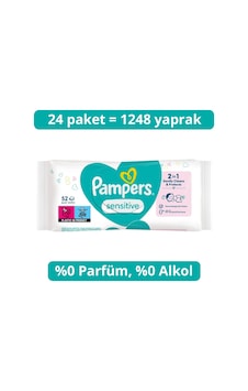 Prima Sensitive Islak Havlu Mendil 52x24 1248 Yaprak Tekli Prima Sensitive Islak Havlu Mendil 52x24 1248 Yaprak Tekli