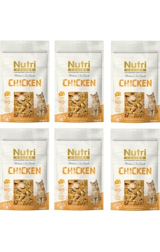 Nutri Feline Chicken & Cheese Tavuklu Ve Peynirli Tahılsız Kedi Ödülü 50 Gr. X 6 Adet Nutri Feline Chicken & Cheese Tavuklu Ve Peynirli Tahılsız Kedi Ödülü 50 Gr. X 6 Adet