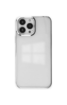 Apple İphone 13 Pro Kılıf Element Silikon - Gümüş