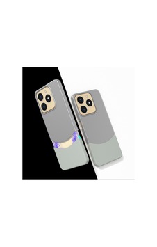 Realme C61 Kılıf Mıknatıslı Zore Duble Kapak Gri Realme C61 Kılıf Mıknatıslı Zore Duble Kapak Gri