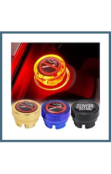 Agc Uygun Sepet Araç Çakmaklık Yuvası Soketi Kapağı Sigara İçilmez Logolu 2.6x1.8cm Mavi Agc