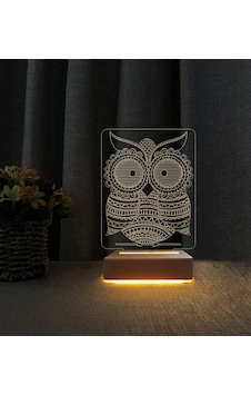 Baykuş Lamba 3d Led Masa Lambası Doğum Günü Hediyesi Lamba Baykuş Lamba 3d Led Masa Lambası Doğum Günü Hediyesi Lamba