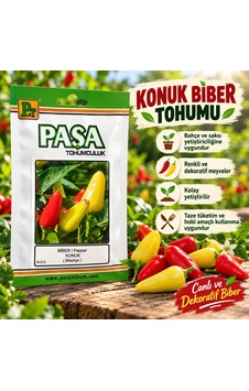 Konuk Biberiye Biber Tohumu 5 Gram