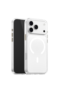 İphone 18 Pro Max Uyumlu Crystal Şeffaf Magsafe Kılıf Metal Tuşlu 6.3 Darbe Emici Beyaz İphone 18 Pro Max Uyumlu Crystal Şeffaf Magsafe Kılıf Metal Tuşlu 6.3 Darbe Emici Beyaz