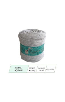 Elora Açık Gri Penye Kumaş Örgü Ipi Elora Açık Gri Penye Kumaş Örgü Ipi