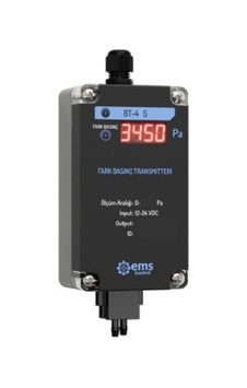 Ems Bt-404 ,24vdc 0..1kpa 0..10v Ekranlı Fark Basınç Sensör Ems Bt-404 ,24vdc 0..1kpa 0..10v Ekranlı Fark Basınç Sensör