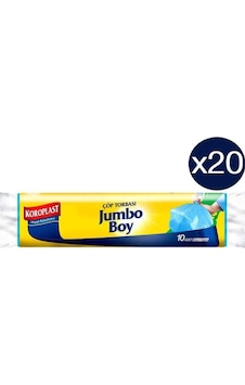 Koroplast Güçlü Jumbo Boy Çöp Torbası 20 Adet Mavi 80 x 110 CM Koroplast Güçlü Jumbo Boy Çöp Torbası 20 Adet Mavi 80 x 110 CM
