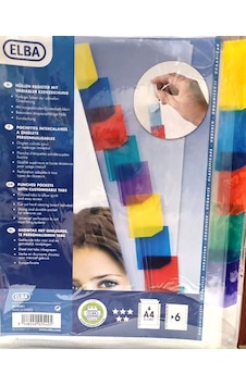 Elba 6 Bölme Renk Plastik Separatör Made İn France Elba 6 Bölme Renk Plastik Separatör Made İn France