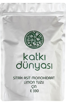 Katkı Dünyası Sitrik Asit Monohidrat (Limon Tuzu) Çin E330 100 G Katkı Dünyası Sitrik Asit Monohidrat (Limon Tuzu) Çin E330 100 G
