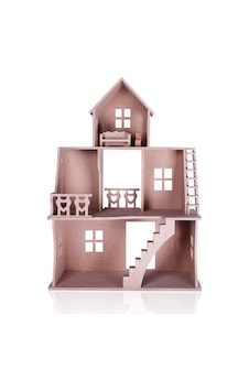 Boyanmaya Hazır Ahşap Oyun Evi Merdivenli 71x51x25 Cm Mdf Boyanmaya Hazır Ahşap Oyun Evi Merdivenli 71x51x25 Cm Mdf