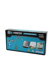 Kinetex Ktx-2895 Krom Tek Su Girişli Mix Uzun Kuğu Evye Aç Kapa Batarya