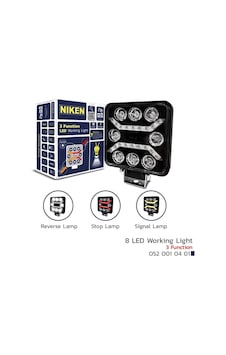 Calısma Lambası Pro 8 Led 3 Fonksıyonlu Kare Calısma Lambası Pro 8 Led 3 Fonksıyonlu Kare