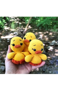Amigurumi Sevimli Ördek Yavruları Civciv Oyuncak Amigurumi Sevimli Ördek Yavruları Civciv Oyuncak