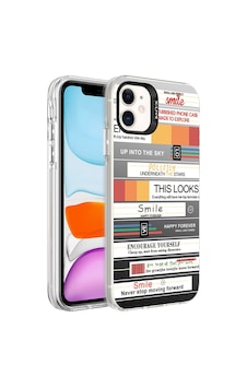Apple Uyumlu iPhone 11 Kılıf Desenli Zore Silver Sert Kapak-Çiçek Apple Uyumlu iPhone 11 Kılıf Desenli Zore Silver Sert Kapak-Çiçek