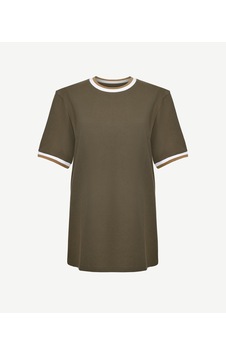 Yargıcı Ribana Detaylı Erkek Bisiklet Yaka T-shirt 25yets9009x 007 Haki Yargıcı Ribana Detaylı Erkek Bisiklet Yaka T-shirt 25yets9009x 007 Haki
