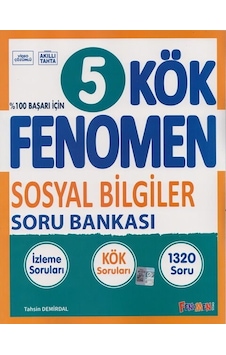 Fenomen 5. Sınıf Sosyal Bilgiler Kök Soru Bankası Fenomen Yayınla Fenomen 5. Sınıf Sosyal Bilgiler Kök Soru Bankası Fenomen Yayınla